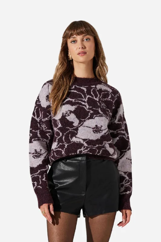 ASTR the Label Saira Sweater Plum