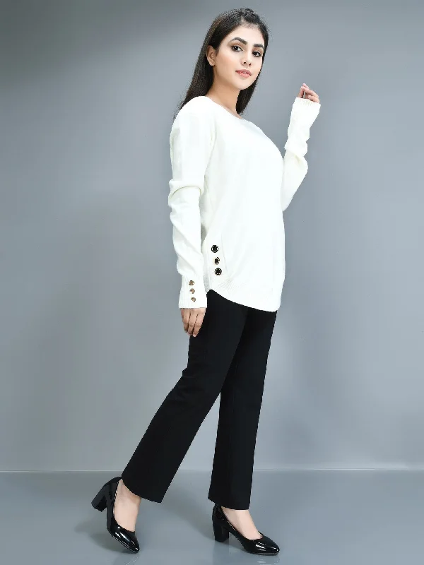 Eyelet detail Sweater