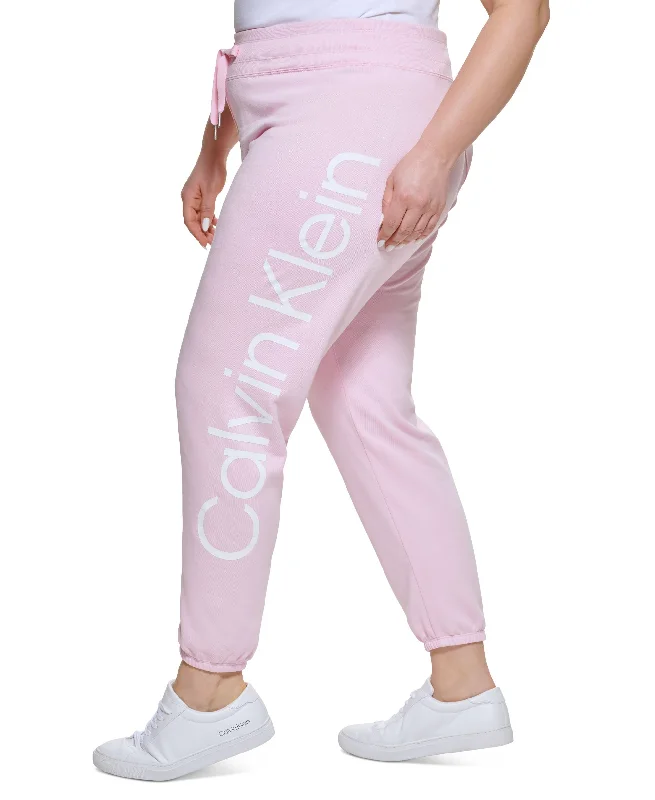 Calvin Klein Performance Plus Size Logo Jogger Pants