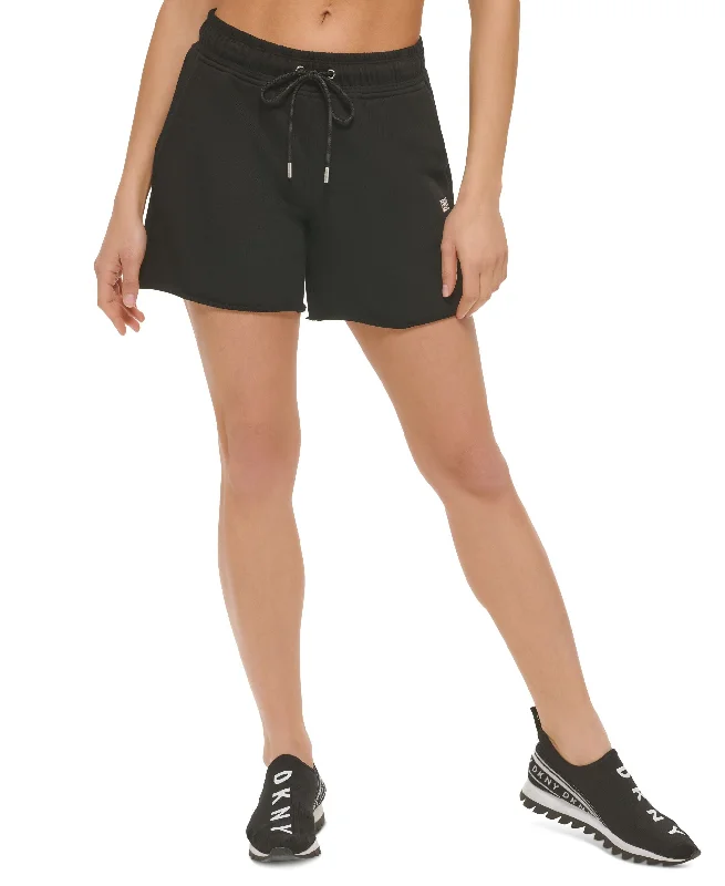 DKNY Sport Womens Metallic Logo Shorts