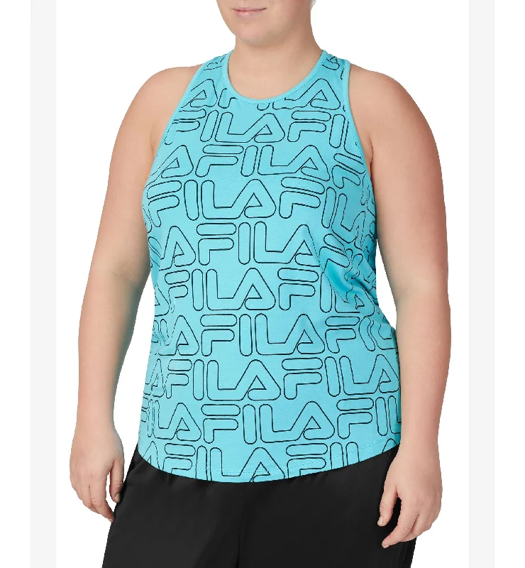 Fila Plus Size Logo Print Tank Top