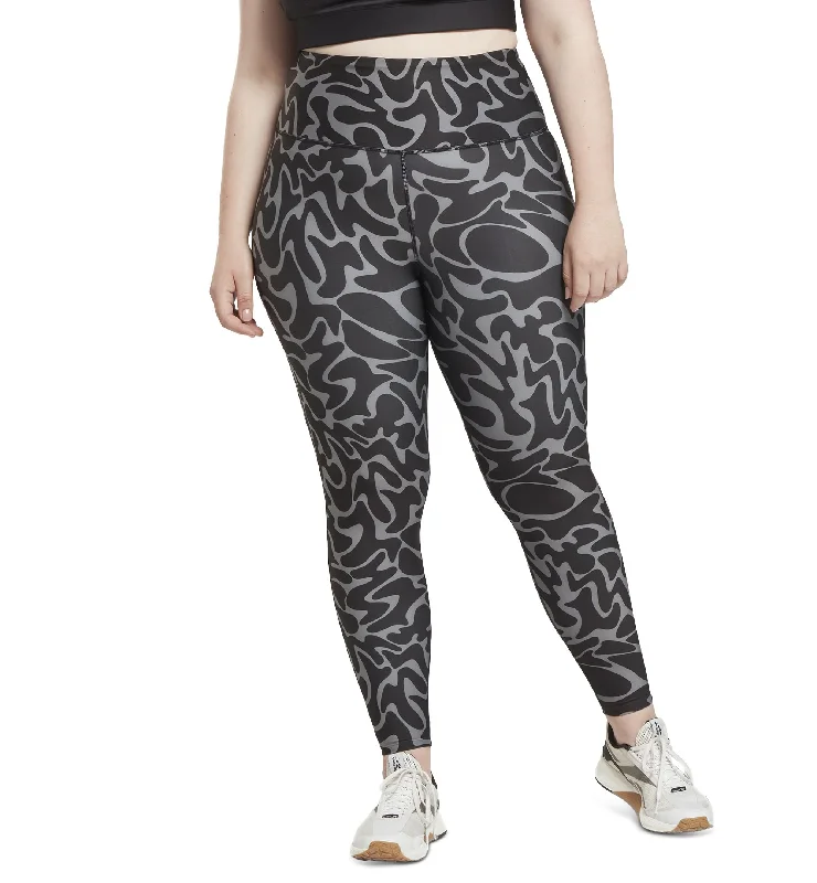 Reebok Plus Size Workout Ready Printed Leggings