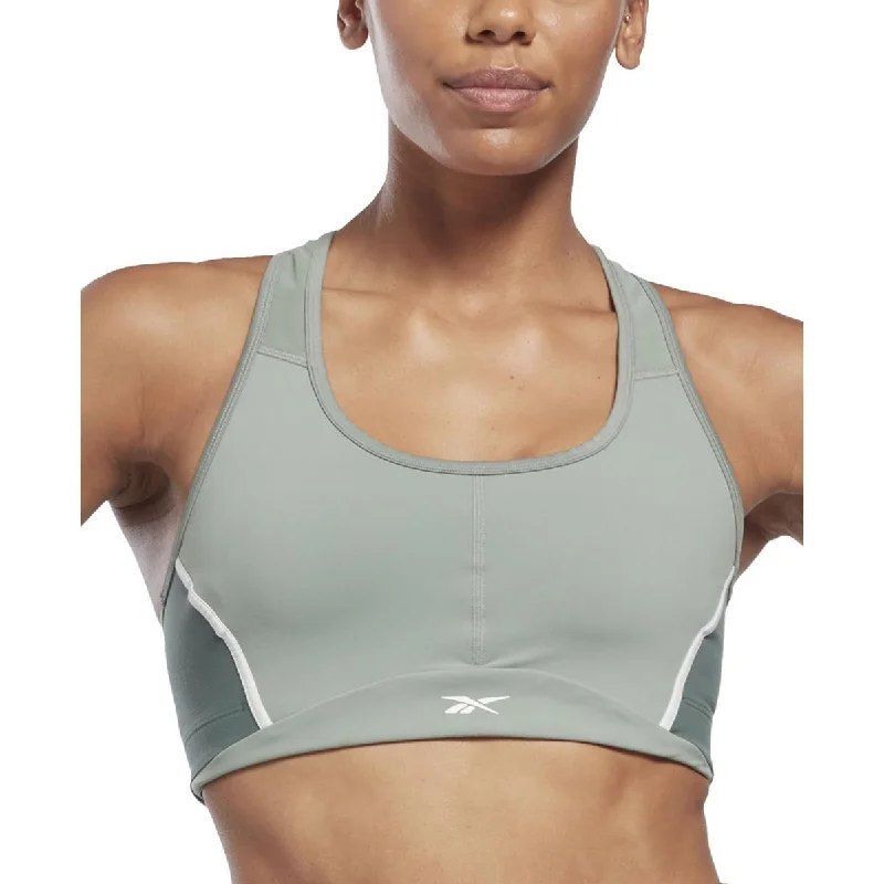 Reebok Womens Medium Impact Racerback Sports Bra