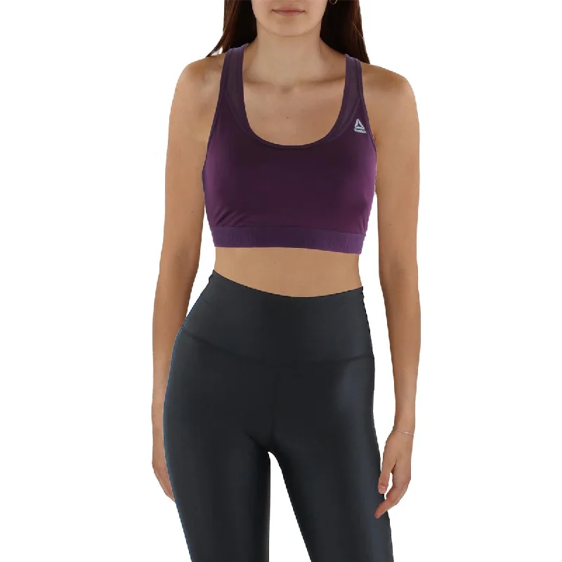 Reebok Womens Racerback Removable Padding Sports Bra