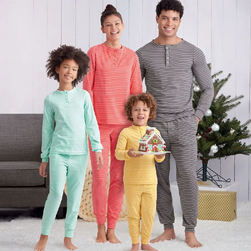 Simplicity Unisex PJ's S9455