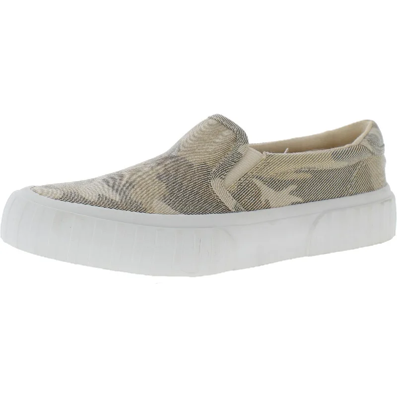 Steve Madden Womens Swiftly Canvas Lifestyle Slip-On Sneakers