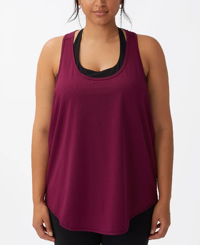 Trendy Plus Size Active Training Tank Top