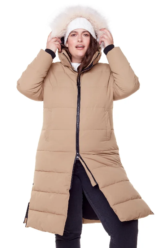 KLUANE PLUS | WOMEN'S VEGAN DOWN (RECYCLED) ULTRA LONG LENGTH PARKA (PLUS SIZE)