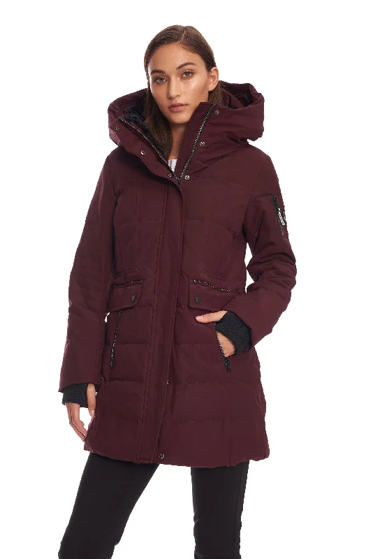 KOOTNEY | WOMEN'S VEGAN DOWN (RECYCLED) MID-LENGTH PARKA