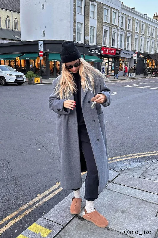 OVERSIZED WOOL BLEND COAT