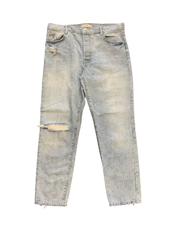 Jeans Straight By Vintage In Blue Denim, Size: 8