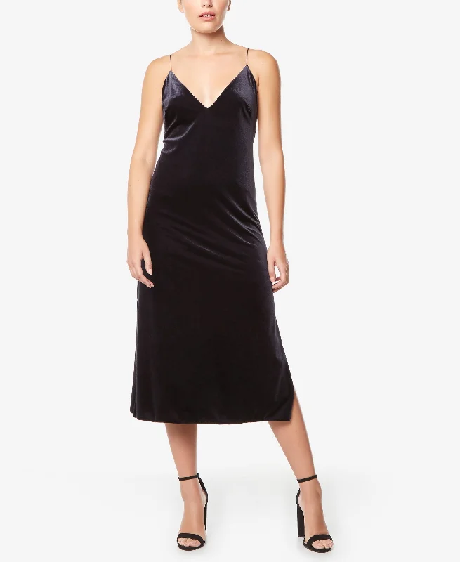 Buffalo David Bitton Velvet Midi Dress