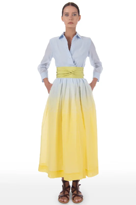 Sara Roka Edna 90 Midi Dress/Lemon Shirt Dress