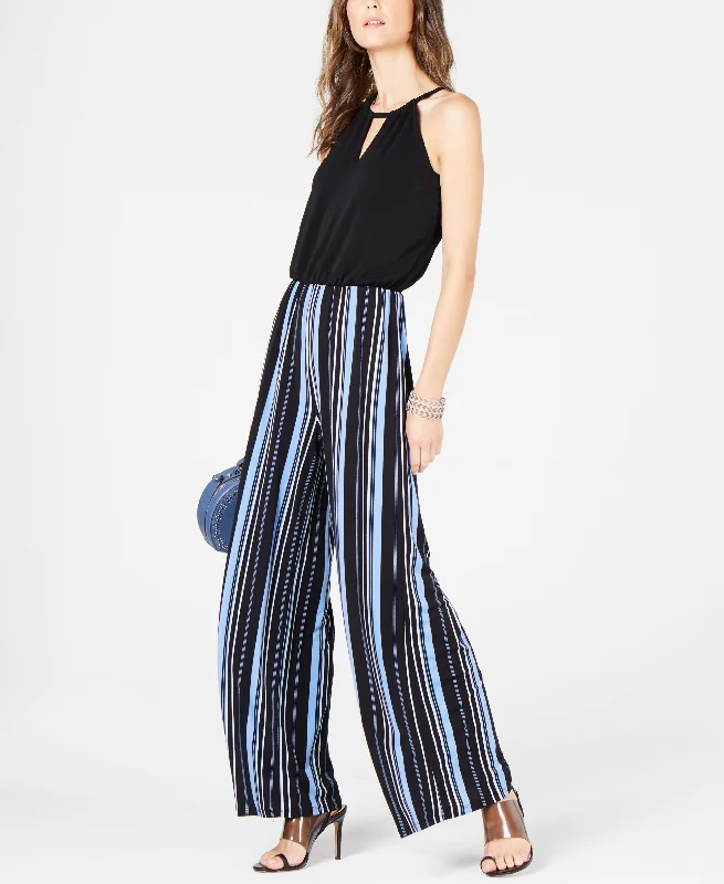 Striped Wide Leg Jumpsuit