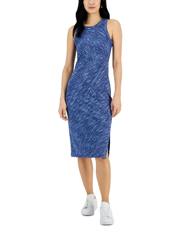 Women's Ribbed Midi Dress