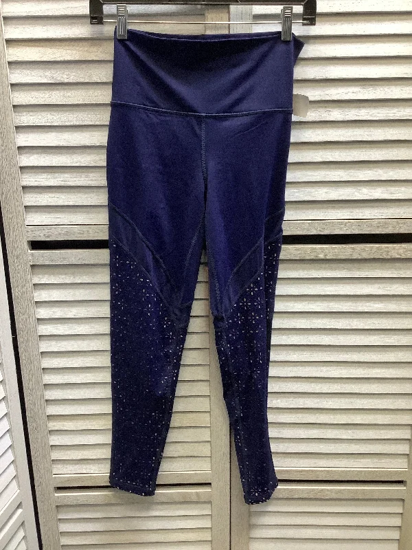 Athletic Leggings By Aerie In Blue, Size: M