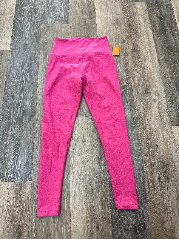 Athletic Leggings By Beyond Yoga In Pink, Size: S