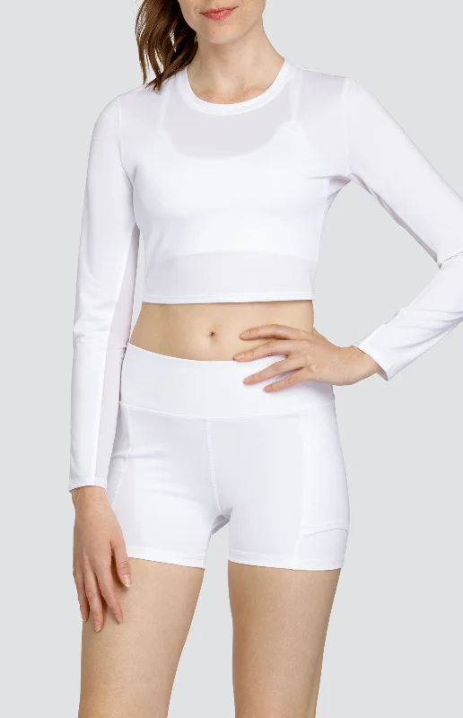 Saya Crop Top - Chalk White