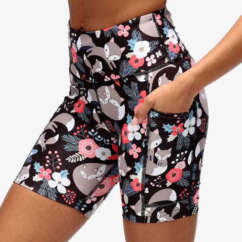 Foxy Floral Running Shorts