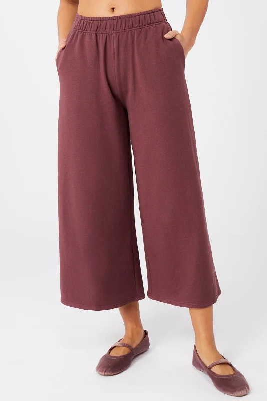 Wide Leg Cropped (Ruby)