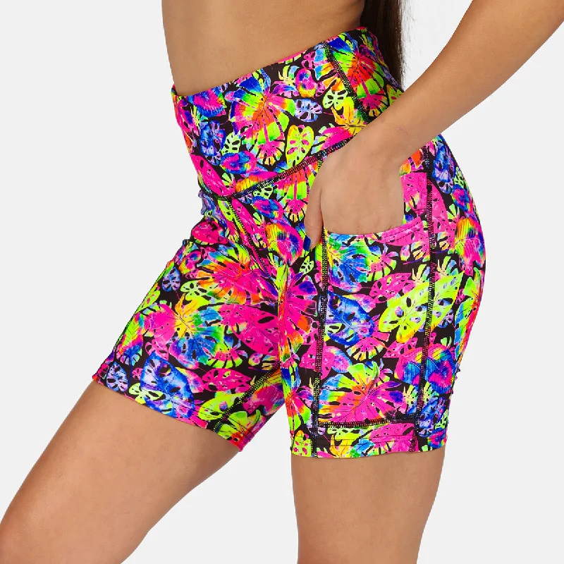 Summer Palm Running Shorts