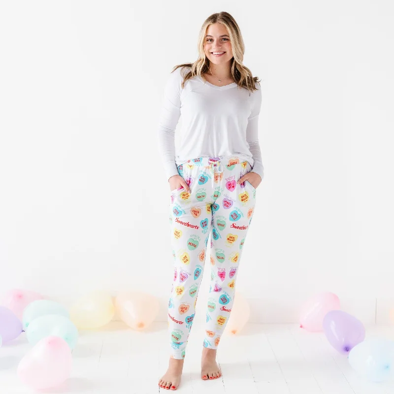 Sweethearts® Colorful Candy Hearts Women's Pants